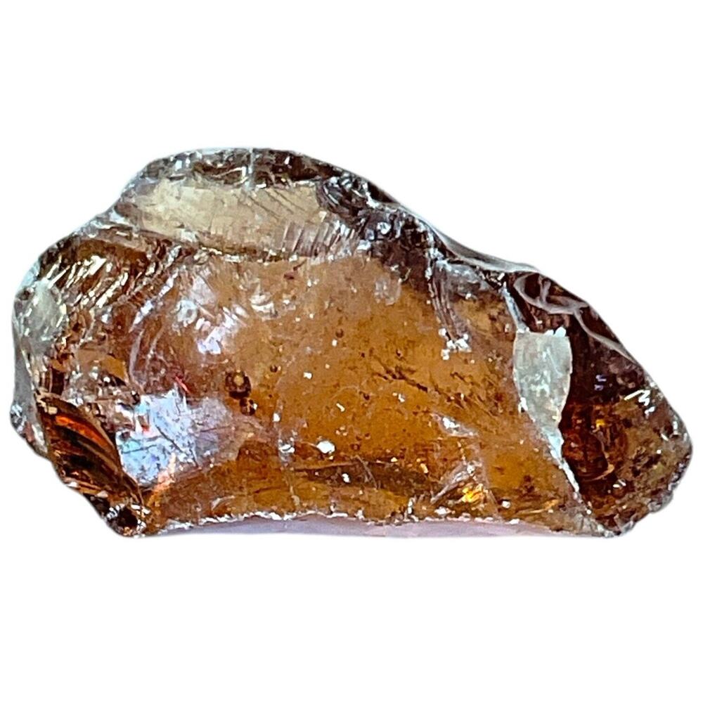 Peach Translucent‎ Art Glass Cullet Slag Glass #5L21